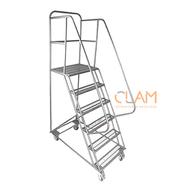 Escalera tipo avión 1,5 m Chile con memoria de cálculo - Vista 2 fabricación nacional con memoria de cálculo