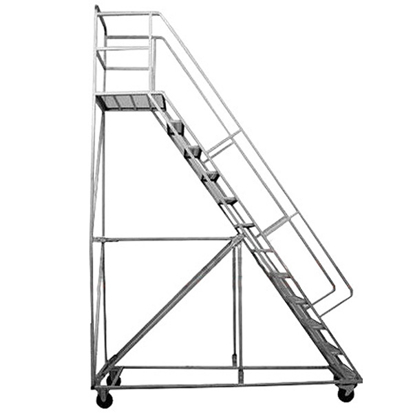 Escaleras tipo avión medidas especiales Chile con memoria de cálculo - Vista completa fabricación nacional CLAM